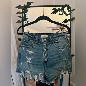 Abercrombie & Fitch Ultra High Rise Mom Shorts – Size 29/8